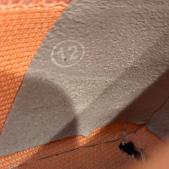 SWIMS peach Canvas Driving Loafers Men’s Size 12 - Picture 3 of 6